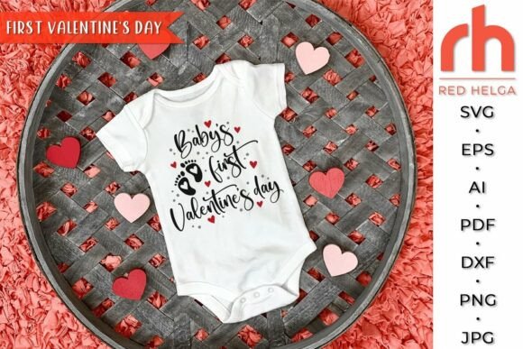 Baby's First Valentine's Day SVG