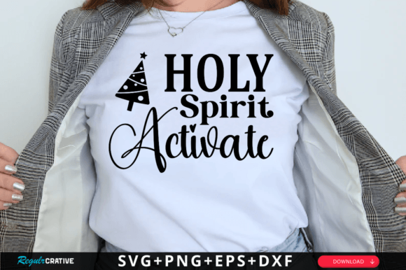 Holy Spirit Activate SVG Design