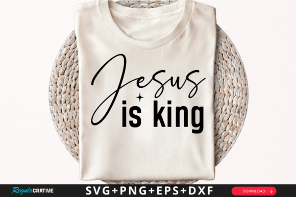 Jesus is King SVG Design Review