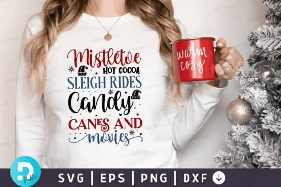 Mistletoe Hot Cocoa Sleigh Rides Candy
