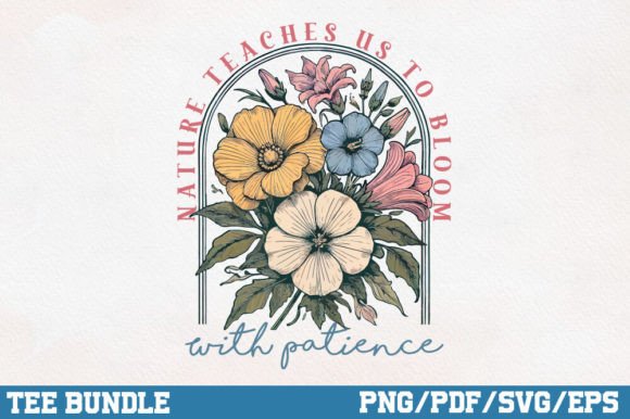 Nature Teaches Us to Bloom with Patience