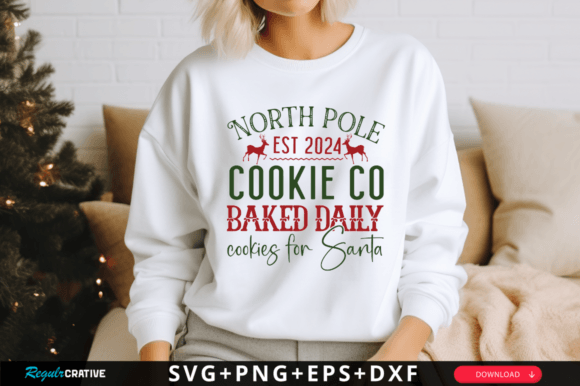 North Pole Est 2024 Cookie Co Baked SVG