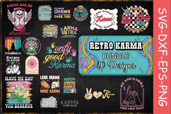 Retro Karma SVG Bundle Review