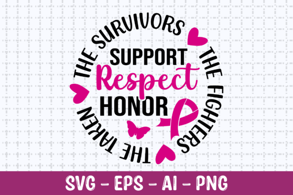 The Survivors Support Respect Honor SVG