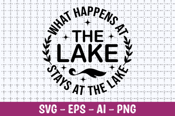What Happens at the Lake SVG